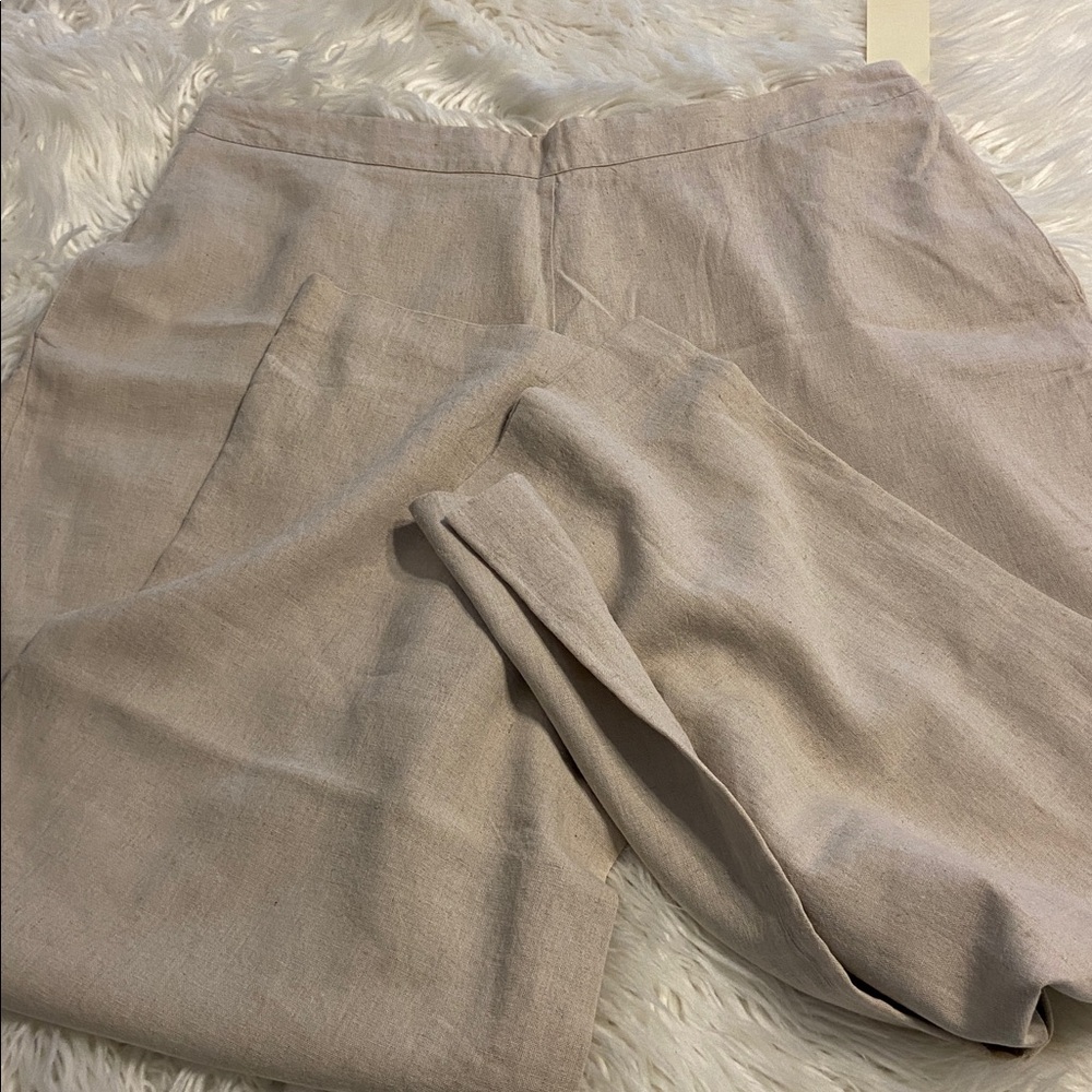 Coldwater Creek Comfy Linen Rayon Pants size PXL brand new inseam 28”waist 36” - Picture 7 of 8